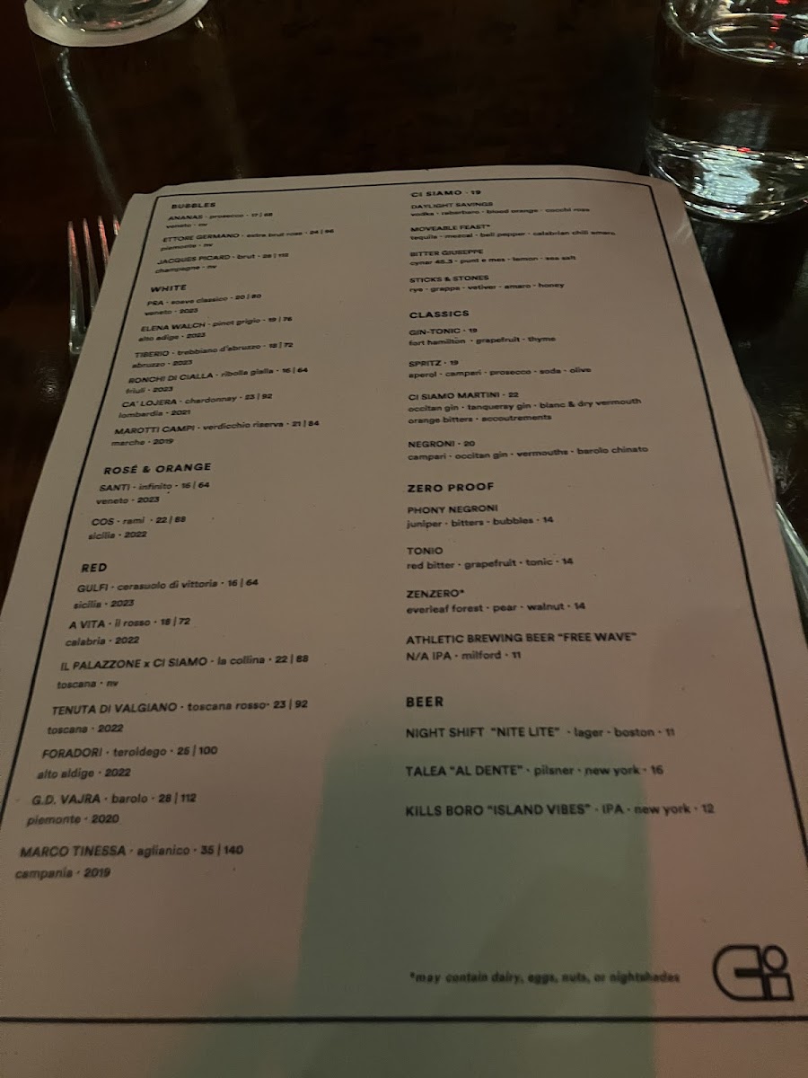 Ci Siamo Menu - Image 6